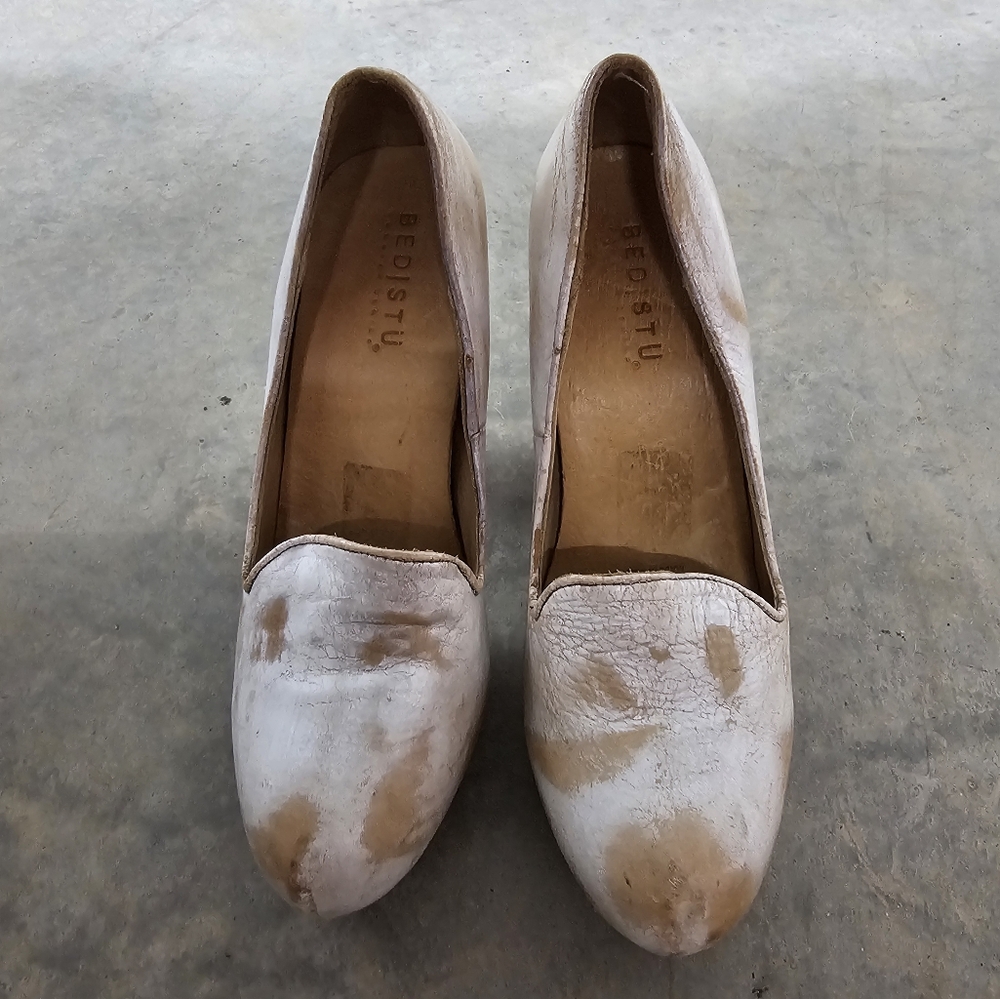 Bed Stu Molly Pearl pumps size 8